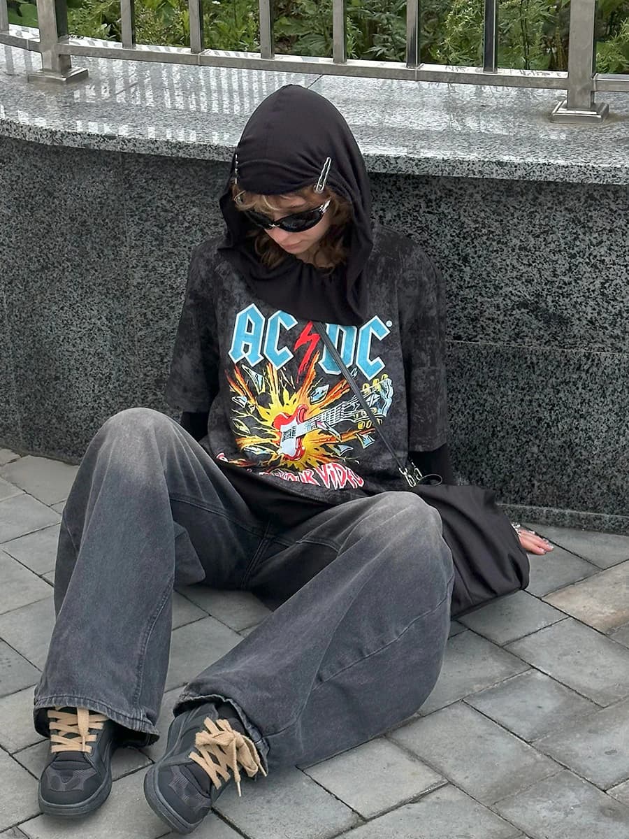 Футболка с принтом AC/DC — миниатюра 2